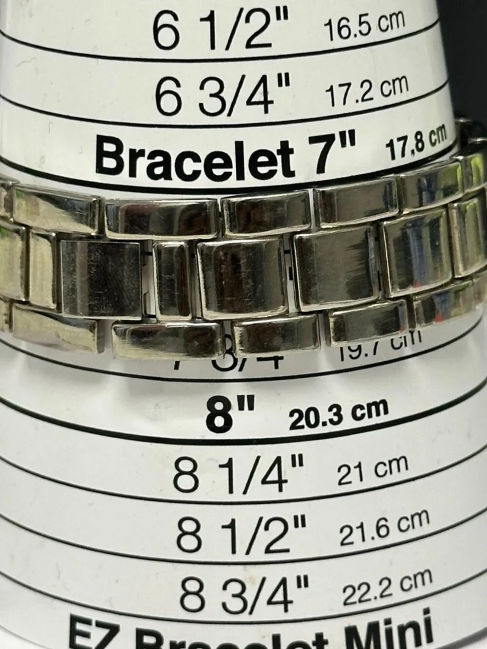 Accutime Watch Women Silver Tone Purple Glittered Dial New Battery 8 Inch